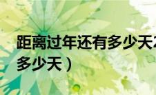 距离过年还有多少天2024年（距离过年还有多少天）