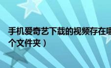 手机爱奇艺下载的视频存在哪（手机爱奇艺下载的视频在哪个文件夹）