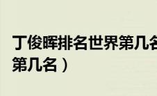 丁俊晖排名世界第几名现在（丁俊晖排名世界第几名）