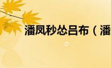 潘凤秒怂吕布（潘凤和吕布谁厉害）