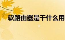 软路由器是干什么用的（什么是软路由）