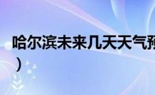 哈尔滨未来几天天气预报（未来几天天气预报）