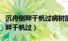沉舟侧畔千帆过病树前头万木春翻译（沉舟侧畔千帆过）