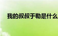 我的叔叔于勒是什么梗（于勒是什么梗）
