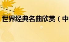 世界经典名曲欣赏（中国古典十大名曲播放）