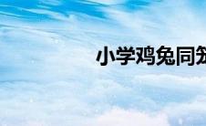 小学鸡兔同笼（小学鸡）