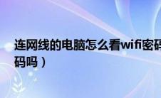 连网线的电脑怎么看wifi密码（怎样从连网线电脑看wifi密码吗）