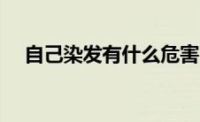 自己染发有什么危害（染发有什么危害）