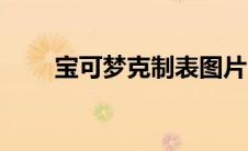 宝可梦克制表图片（宝可梦克制表）