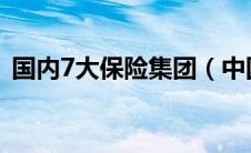 国内7大保险集团（中国七大保险集团排名）
