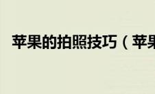 苹果的拍照技巧（苹果手机拍照技巧入门）