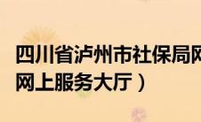 四川省泸州市社保局网上服务大厅（泸州社保网上服务大厅）