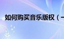 如何购买音乐版权（一首歌的版权多少钱）
