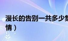 漫长的告别一共多少集（漫长的告别电视剧剧情）