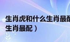 生肖虎和什么生肖最配做朋友（生肖虎和什么生肖最配）