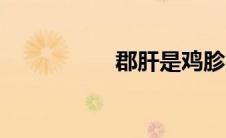 郡肝是鸡胗吗（郡肝）