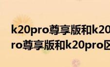 k20pro尊享版和k20pro外观一样吗（k20pro尊享版和k20pro区别）