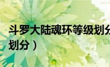 斗罗大陆魂环等级划分图（斗罗大陆魂环等级划分）