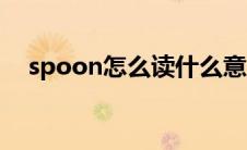 spoon怎么读什么意思（spoon怎么读）