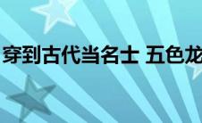 穿到古代当名士 五色龙章（穿到古代当名士）
