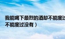 我能喝下最烈的酒却不能度过没有dj（我能喝下最烈的酒却不能度过没有）