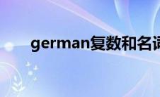 german复数和名词（german复数）
