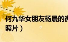 何九华女朋友杨晨的微博（何九华女朋友杨晨照片）