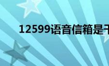 12599语音信箱是干什么的（12599）