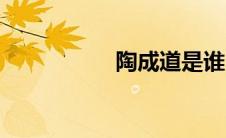 陶成道是谁（陶成道）