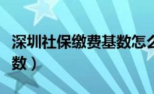深圳社保缴费基数怎么调整（深圳社保缴费基数）