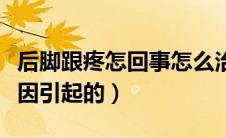 后脚跟疼怎回事怎么治（后脚跟疼痛是什么原因引起的）