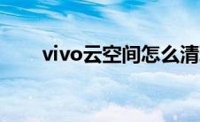 vivo云空间怎么清理（vivo云空间）