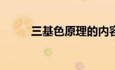 三基色原理的内容（三基色原理）
