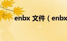 enbx 文件（enbx用什么软件打开）