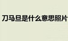 刀马旦是什么意思照片（刀马旦是什么意思）