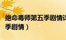 绝命毒师第五季剧情详细介绍（绝命毒师第五季剧情）