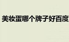 美妆蛋哪个牌子好百度（美妆蛋哪个牌子好）