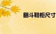 翻斗鞋柜尺寸（翻斗鞋柜）