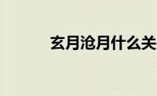 玄月沧月什么关系（玄月沧月）