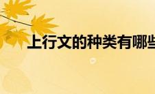 上行文的种类有哪些（上行文的种类）