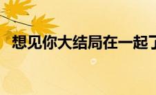 想见你大结局在一起了吗（想见你大结局）