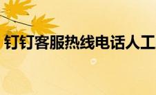 钉钉客服热线电话人工服务（钉钉客服热线）