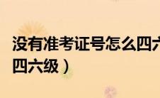 没有准考证号怎么四六级成绩（无准考证号查四六级）