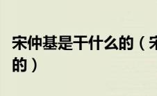 宋仲基是干什么的（宋仲基的个人简介是怎样的）