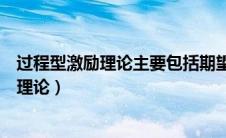 过程型激励理论主要包括期望理论和什么理论（过程型激励理论）