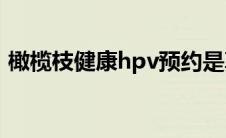 橄榄枝健康hpv预约是真的吗（橄榄枝健康）