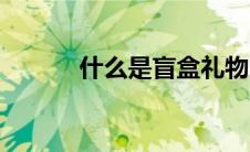什么是盲盒礼物（盲盒是什么）
