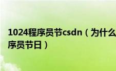 1024程序员节csdn（为什么中国的程序员会把1024作为程序员节日）