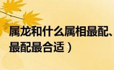 属龙和什么属相最配、相克（属龙和什么属相最配最合适）