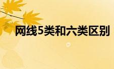 网线5类和六类区别（网线5类6类区别）